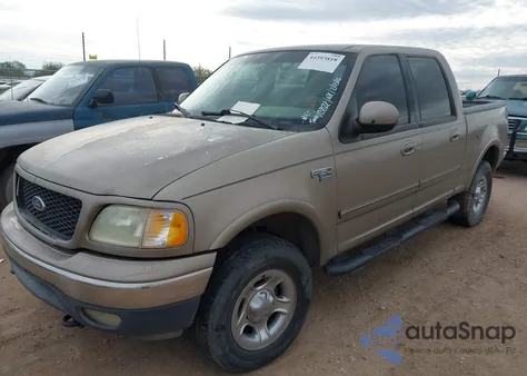 2002 Ford F-150 Lariat/Xlt z USA, uszkodzony, nr VIN 1FTRW08L12KC18122